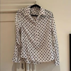 J.Crew Polka Dot Button Down Shirt